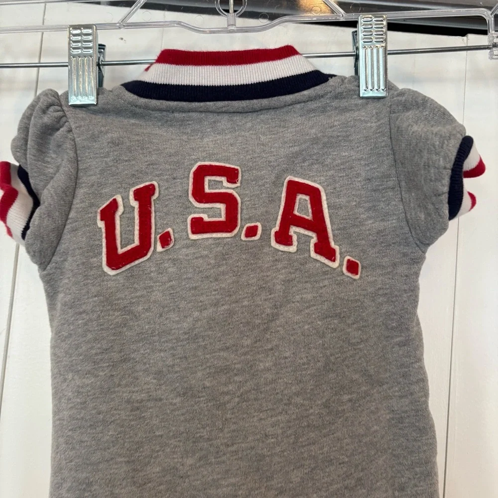 Ralph Lauren USA Gray‎ Dress Size 9 Months